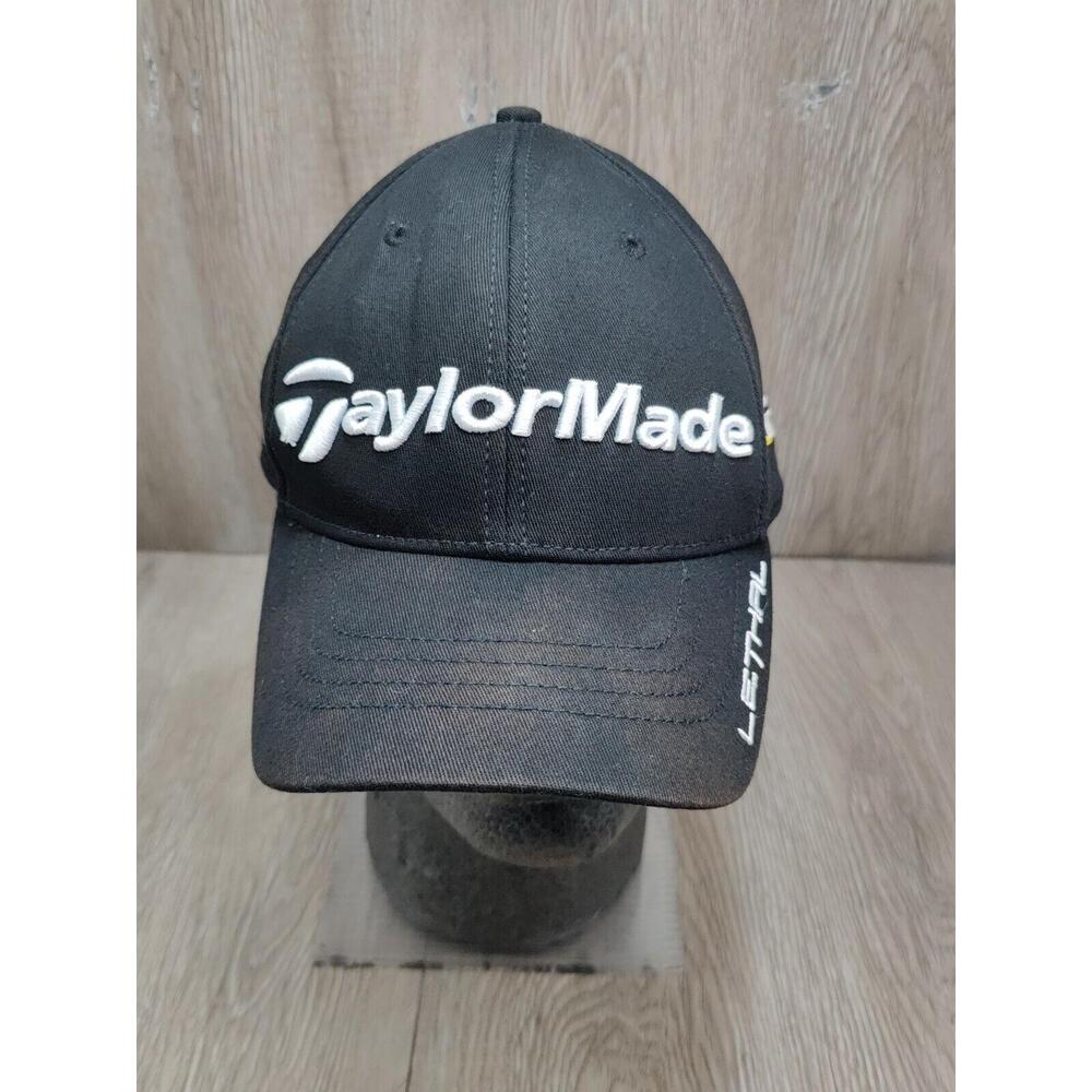 Taylormade Golf Hat Men's S/M‎ Penta Black Cap Burner R11 Fitted tmax Gear Flex